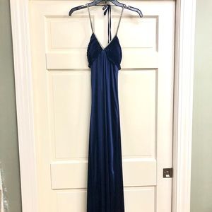 B Darlin Navy Blue Prom Dress